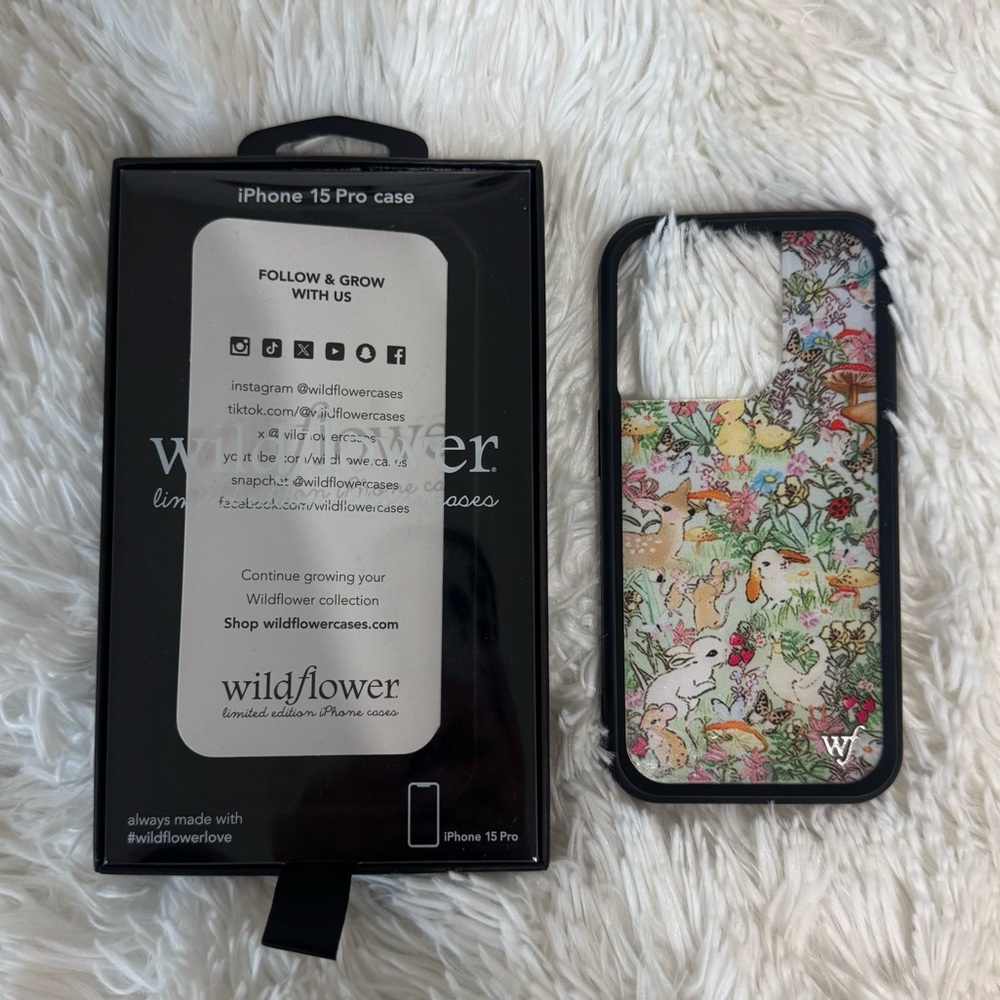 Wildflower Case Spring Animals iPhone 15 Pro